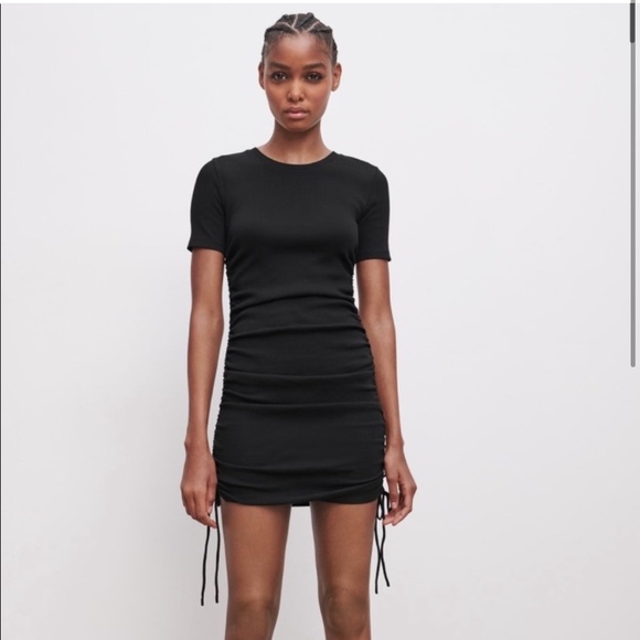 Zara | Dresses | Zara Ribbed Ruched 